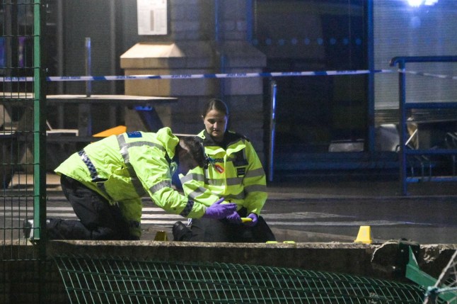 Alamy Live News. 3A0X2X1 Shap Road, Kendal, Cumbria 4th March 2025: Cumbrai Police investigate after a car crashed through a fence at Kendal Rugby Union Football Club, down to a pitch from the car park, hitting children playing football below. One child has died from their injuries. Cumbria Police statement: Police were contacted at 4:58pm today (5 March) with a report of a collision involving a car and two children on a pitch at Kendal Rugby Union Football Club on Shap Road. Police can confirm that one of the children involved has sadly died. The second child involved in this collision is being treated by paramedics. This is an Alamy Live News image and may not be part of your current Alamy deal . If you are unsure, please contact our sales team to check.