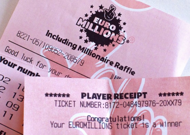 EuroMillions card.