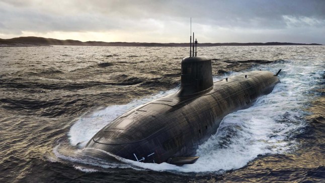 SSN-AUKUS submarine's artist impression of the design.