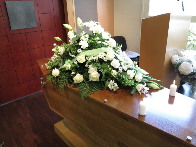 A coffin